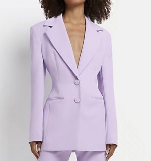 Purple Tailored Blazer