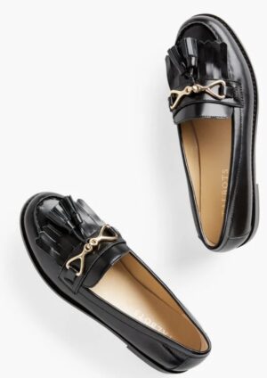 Laura Tasseled Leather Loafers